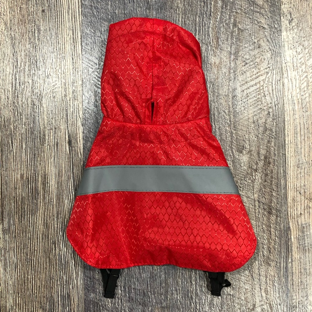 Red Rain Coat